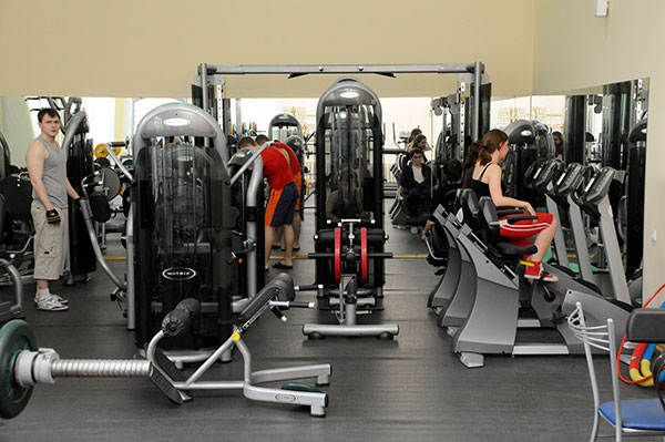 The gym of Samara Polytech